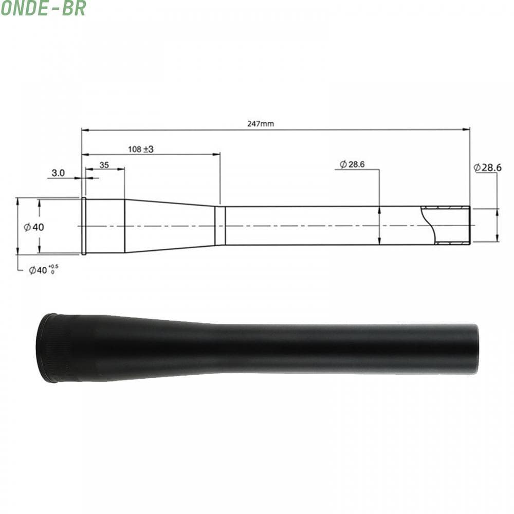 Fork Riser Black Color Repair Part For Bikes Replacement For Front Fork