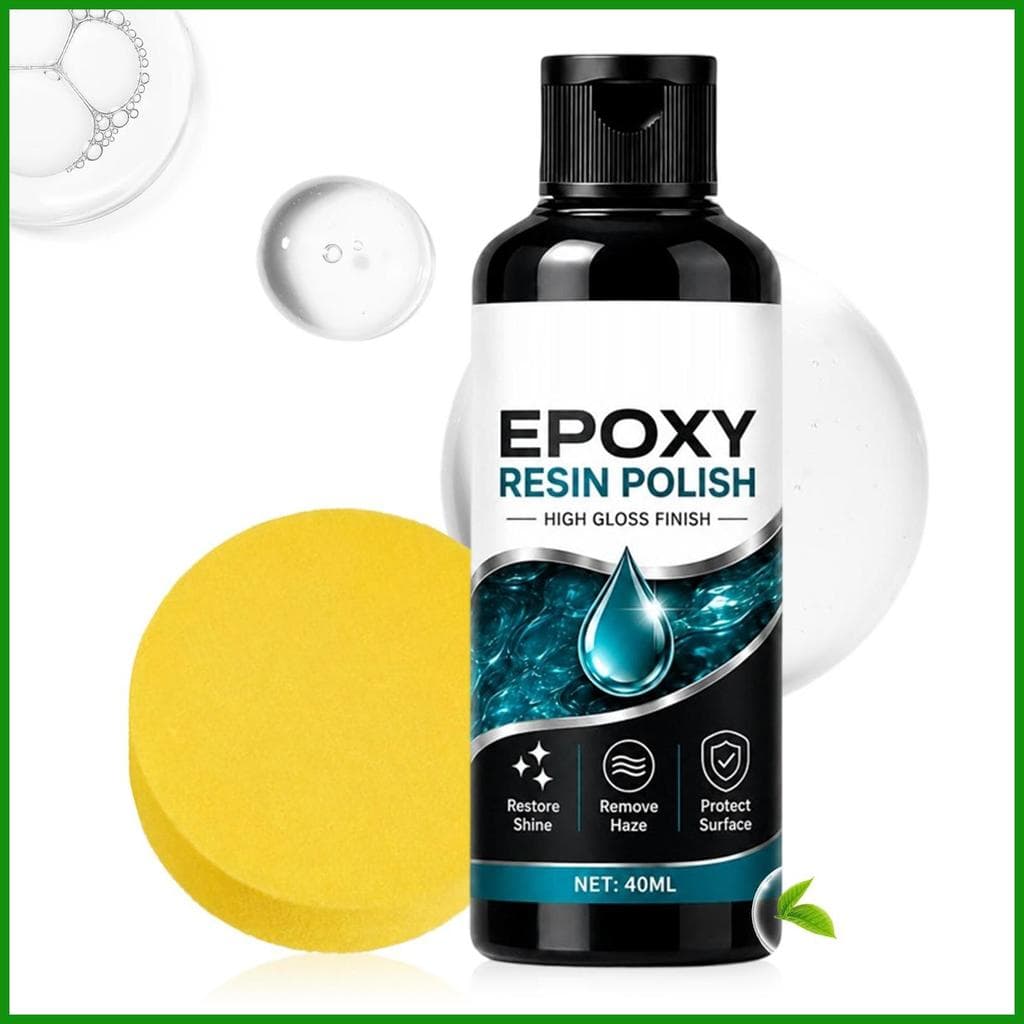 Removedor De Arranhões De Resina Epóxi Com Esponja , Polimento , Reparo De Revestimento , Limpador , Kit Composto De Rem