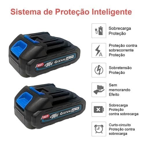 Bateria 36v/21v Para Mini Motosserra Parafuradeira Para Qualque Ferramentas Makita
