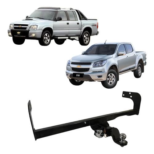 Engate Reboque Removível Chevrolet S10 2012 a 2025 2100kg Brucke GM3005 Resistente