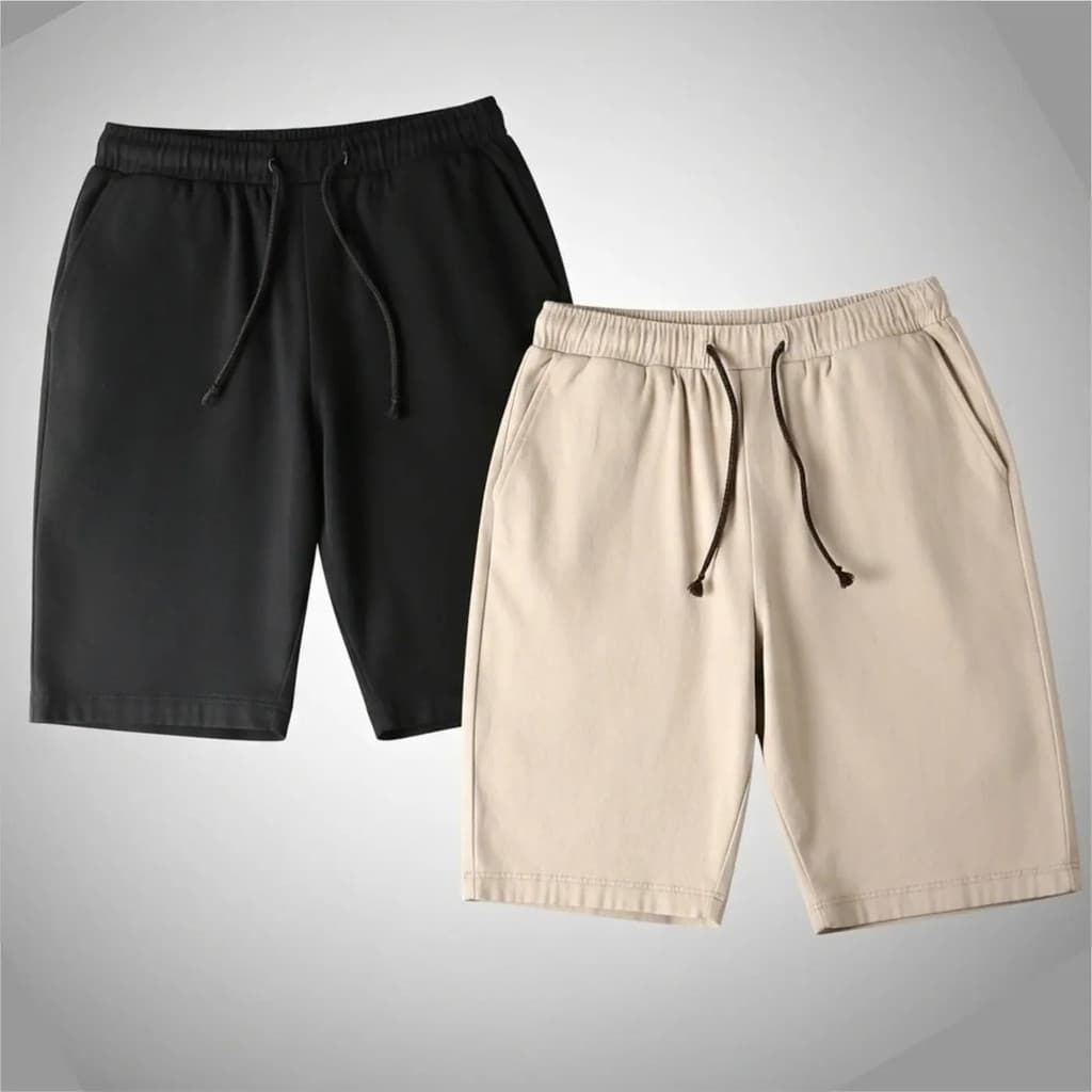 Bermuda Moletom D'lujo Masculina P A Gg C/ 2 Unid.