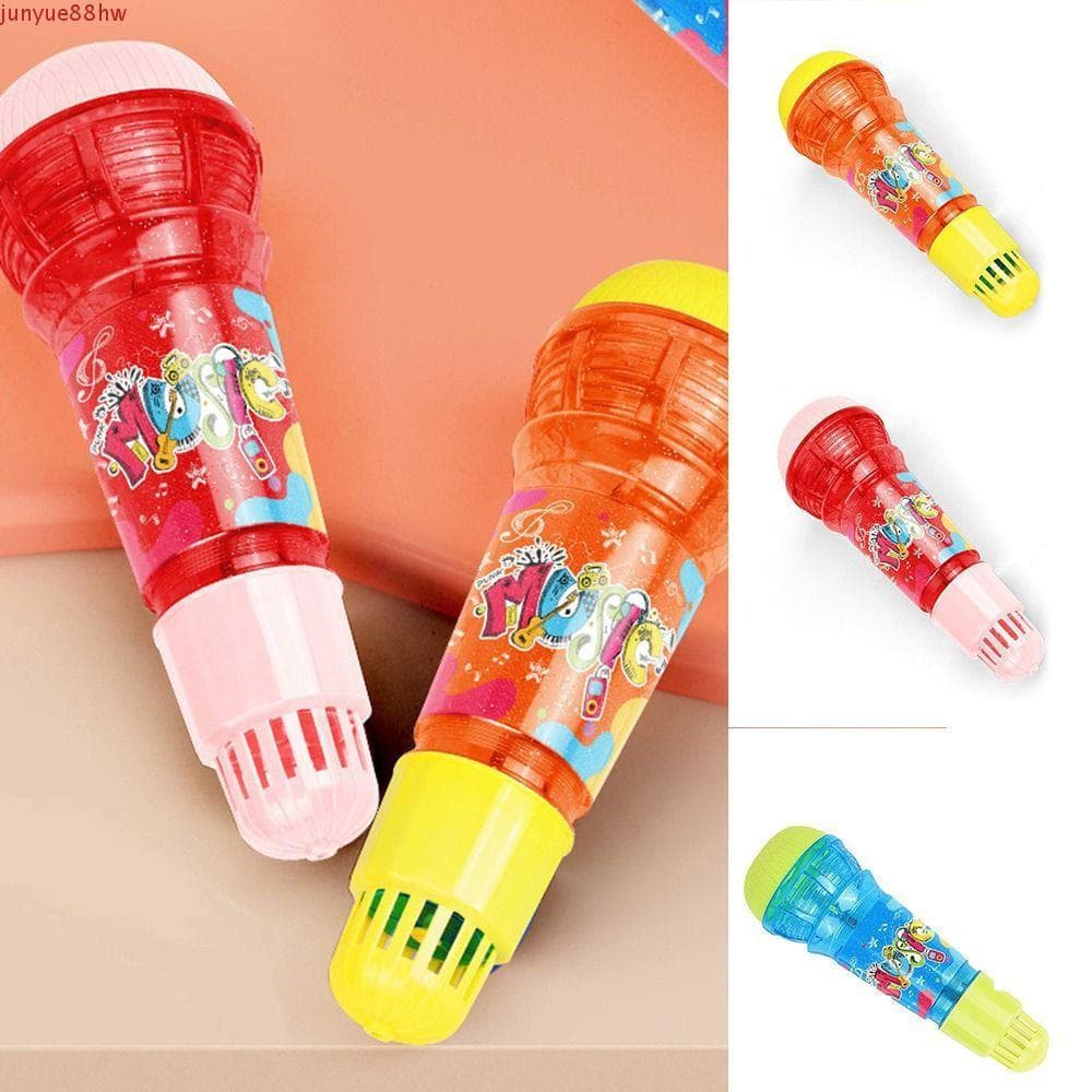 JUNYUE Kids Echo Microfone , Brinquedos De Instrumento Musical De Tamanho Grande De Eco Físico , Brinquedo De Karaokê Se