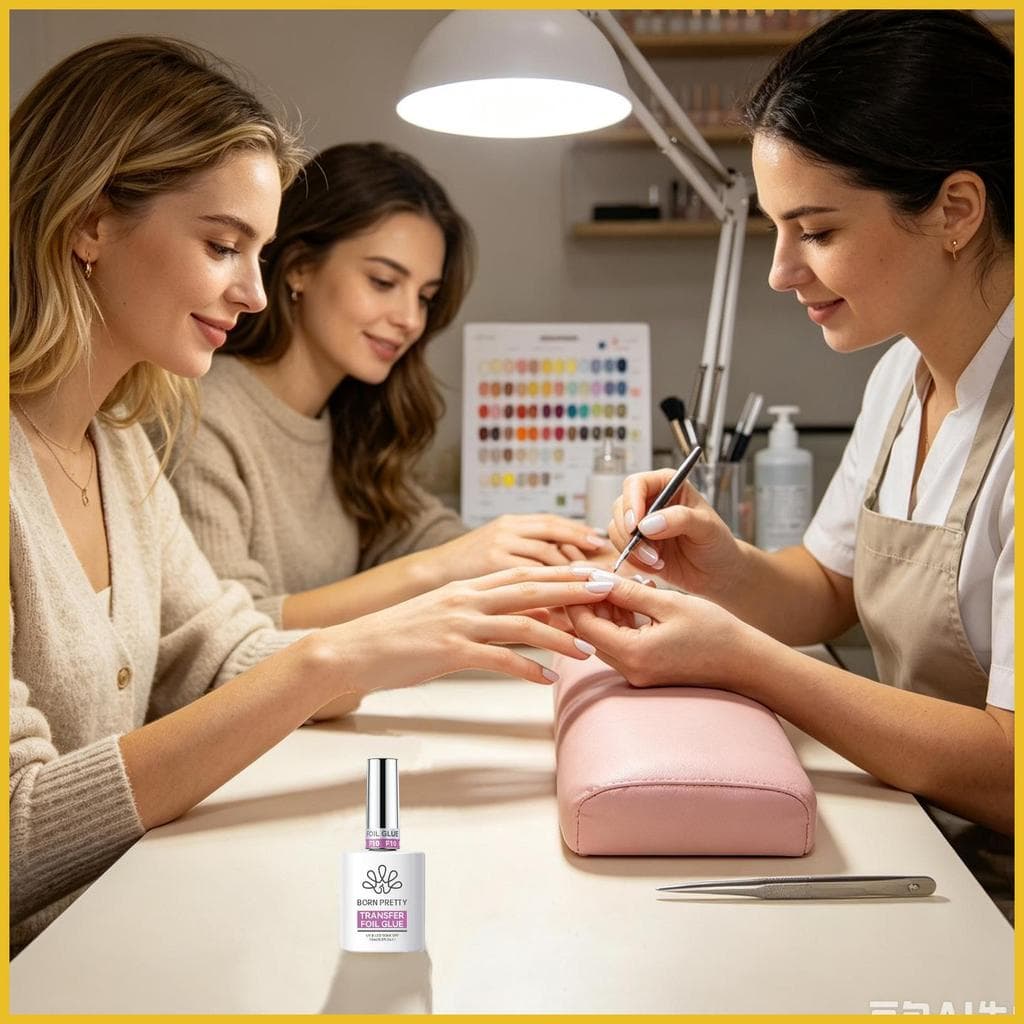 Folha De Unha De Longa Duração , Base De Resina , Cosméticos Com Escova Fina , Gel Adesivo De Para Casa , Salão De Belez