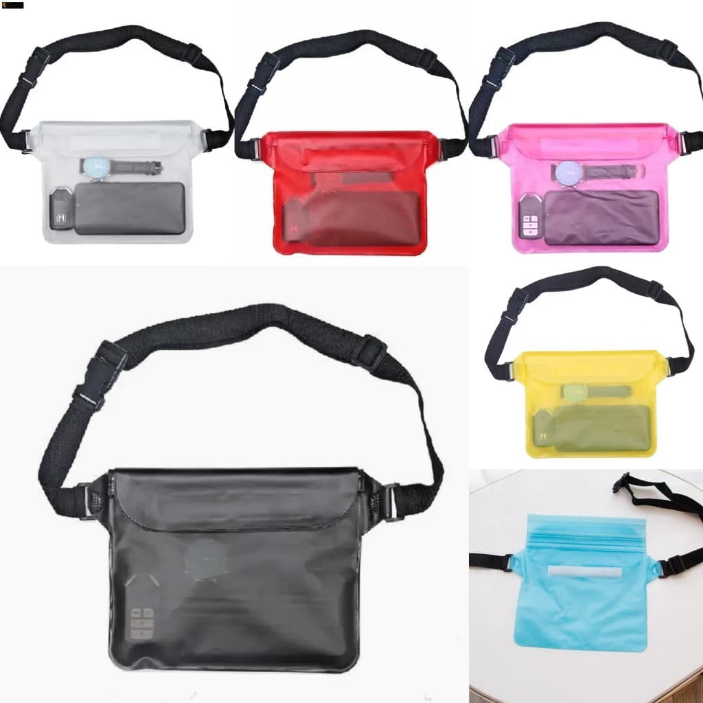 Bolsa Impermeável Com Alça De Pescoço-10 Cores Disponíveis