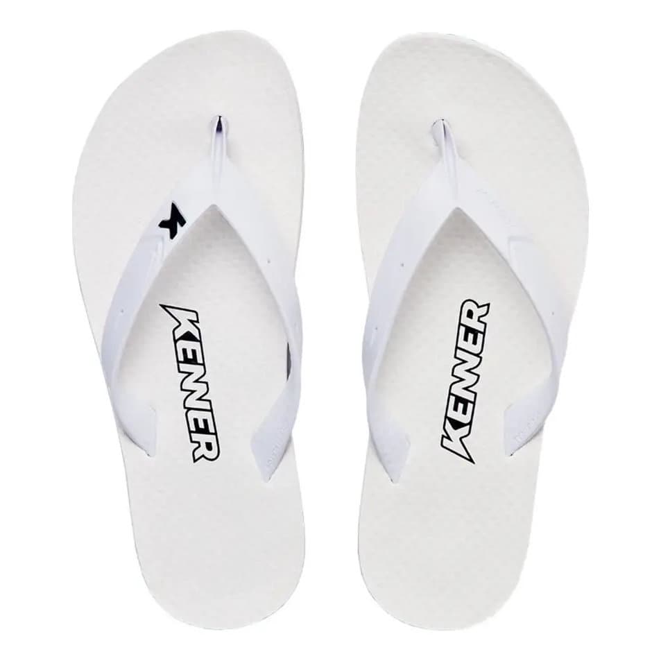 Chinelo Sandália Kenner New Summer DGX-25 Branco / Preto