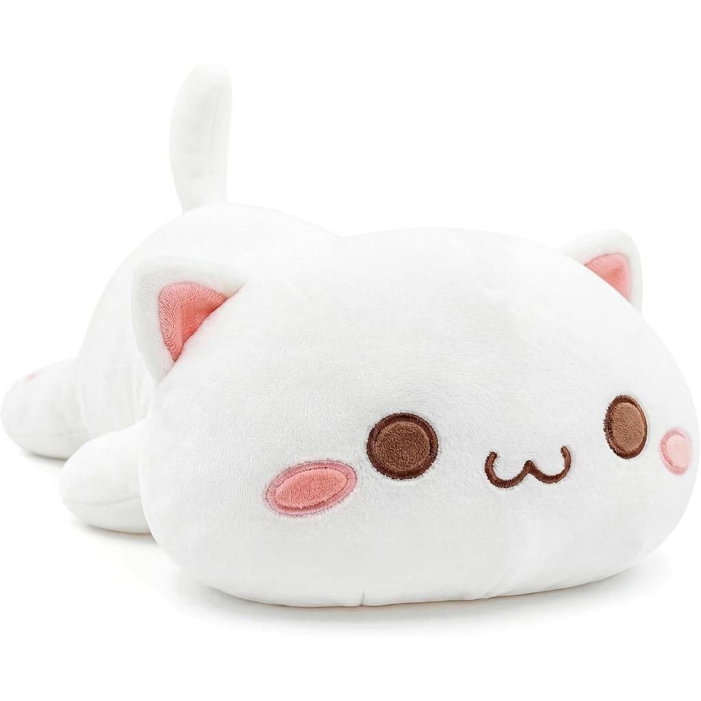 Onsoyours Brinquedo de Pelúcia de Gatinho Fofo, Bicho de Pelúcia, Gato de Anime Macio, Almofada de Pelúcia para Crianças