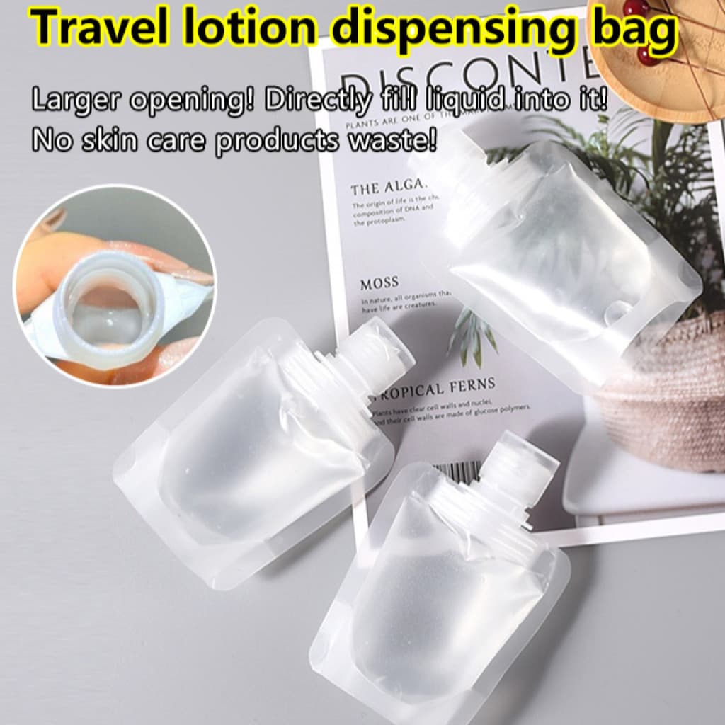 [Compacto e Dobrável] [Perfect for Travel] Bolsa Portátil para Emulsão/Shampoo/Máscara Facial/Embalagem Portátil