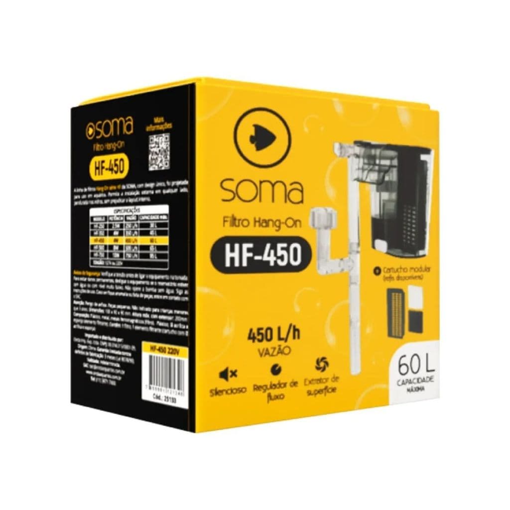 Filtro Externo hang-on Soma HF-450L/H 127v 4W