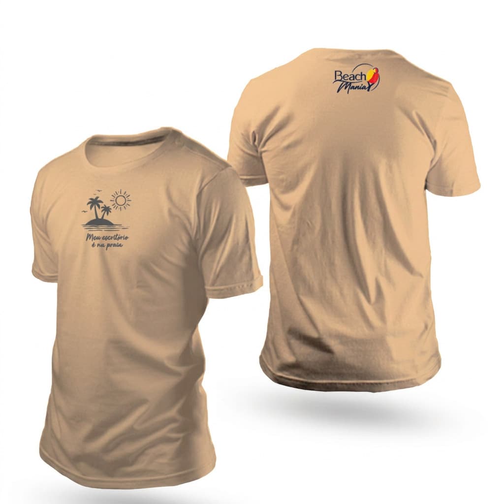 Camiseta Baby Look de Malha Premium - By Beach Mania