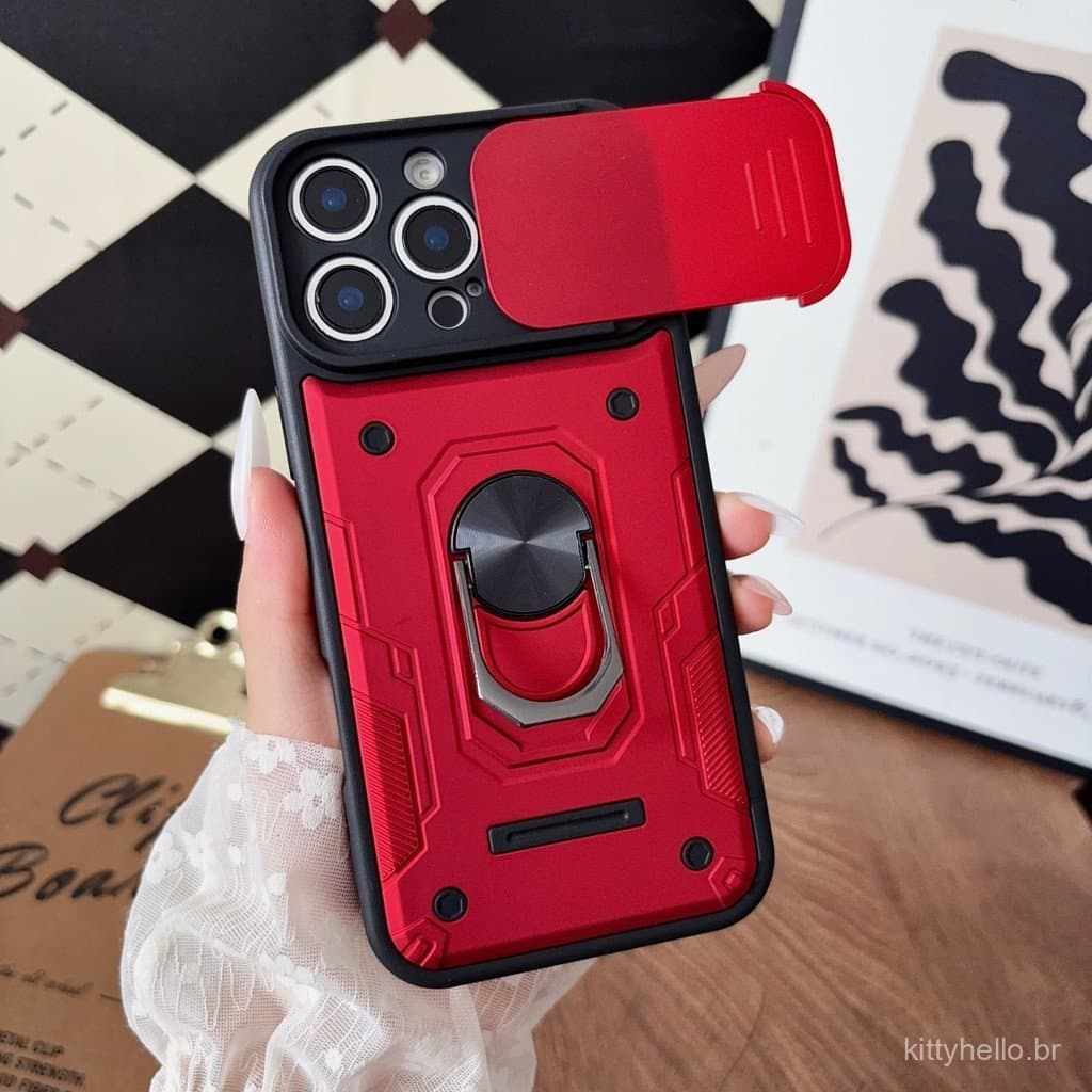 Nanshanjia atacado: capa para iPhone 17 Pro Max, capa anti-queda com suporte de 360 graus para montagem em carro para iP