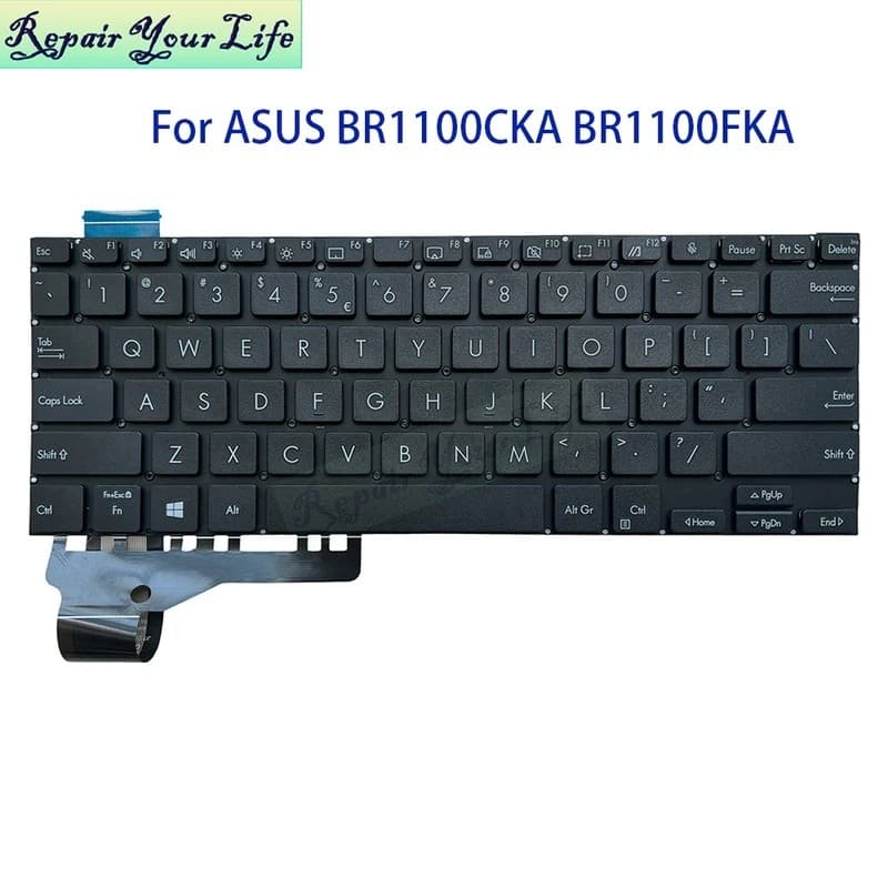 Teclado Latino Coreano Dos Eua Para Asus ExpertBook BR1100C BR1100CKA BR1100F BR1100FKA NSK-W58SN Inglês Notebook Telado