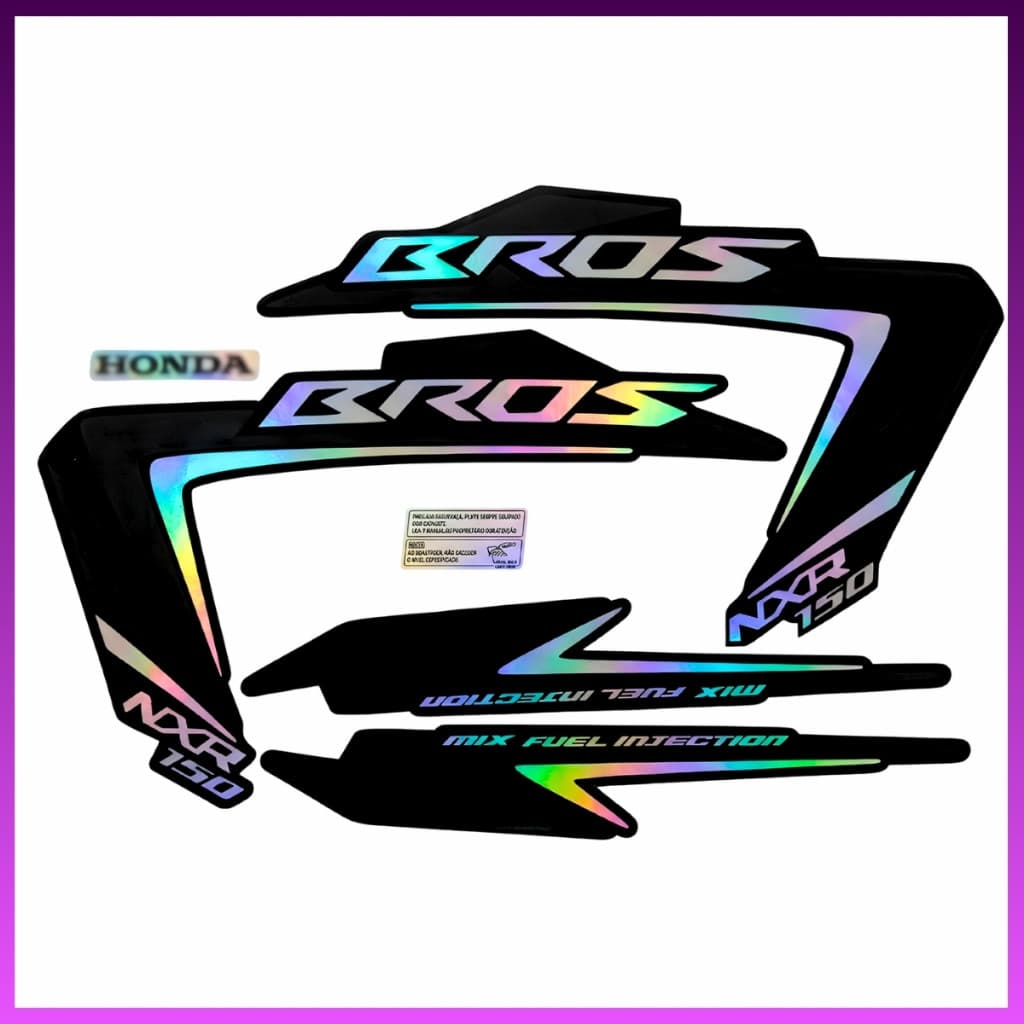 Adesivo Faixa Bros 150 KS ES ESD 2012 Holográfico Alto Brilho Premium Loja2801