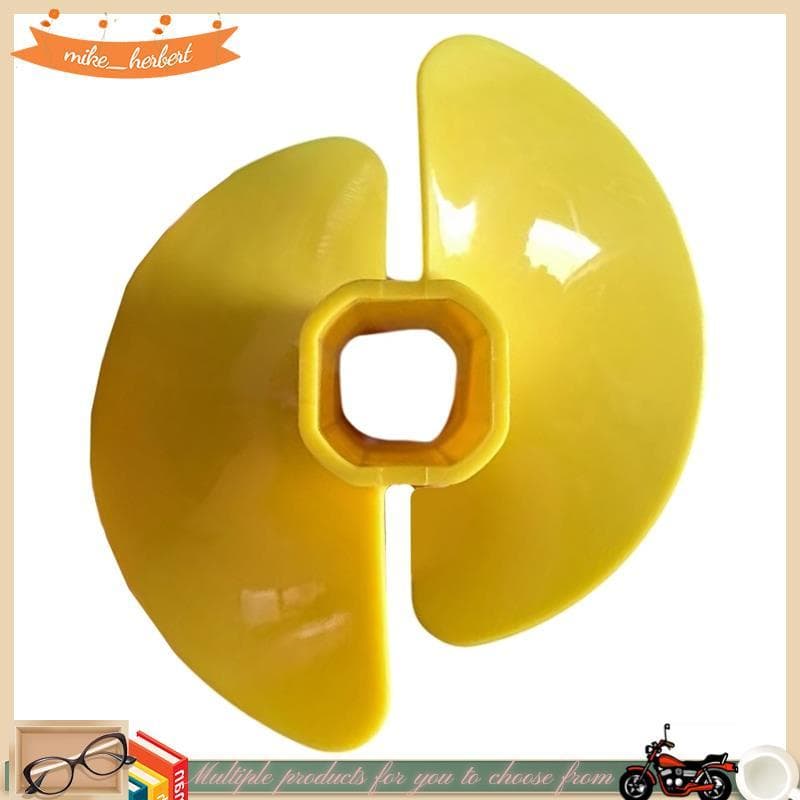 Broca De Gelo Lâmina De Ventilador Náilon Com Adaptador Flutuador Lâminas Ferramentas Elétricas Brocas 6 Polegada Amarel