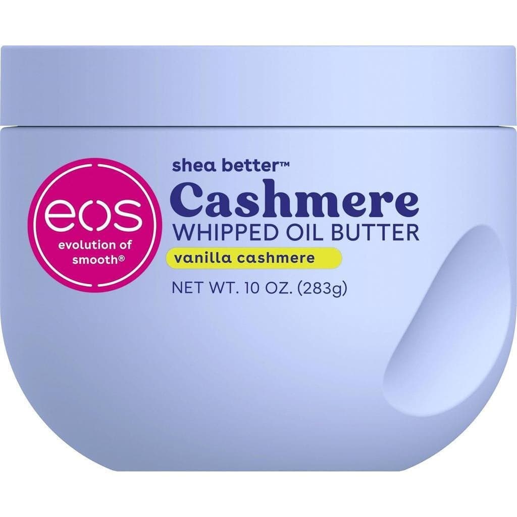 Loção Corporal Eos Cashmere Cream, Aroma de Baunilha Cashmere, Hidratação Não Sensível por 72 Horas, Adequada para Pele