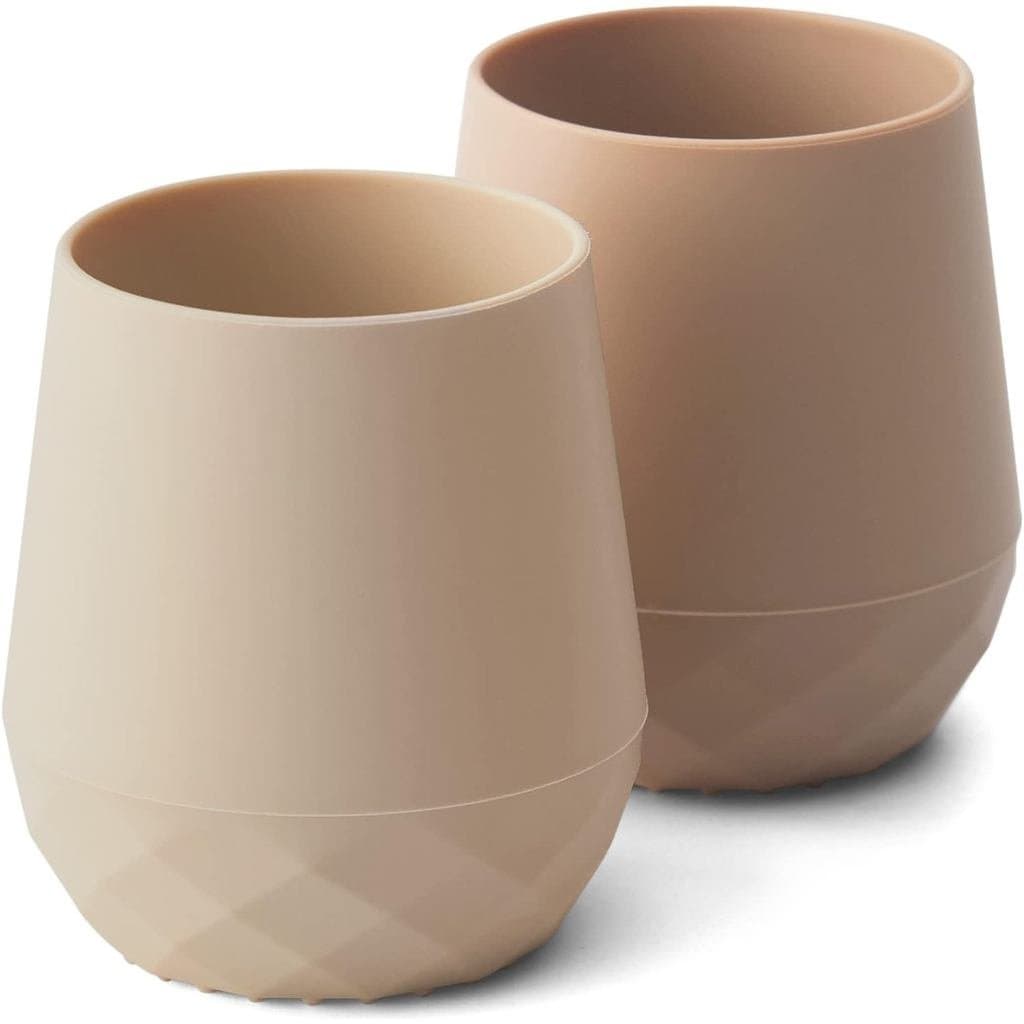 Copos de Silicone SAMiGO para Bebês de 6 a 12 Meses, Copos Pequenos Abertos para Treinamento e Bebida, Suprimentos para