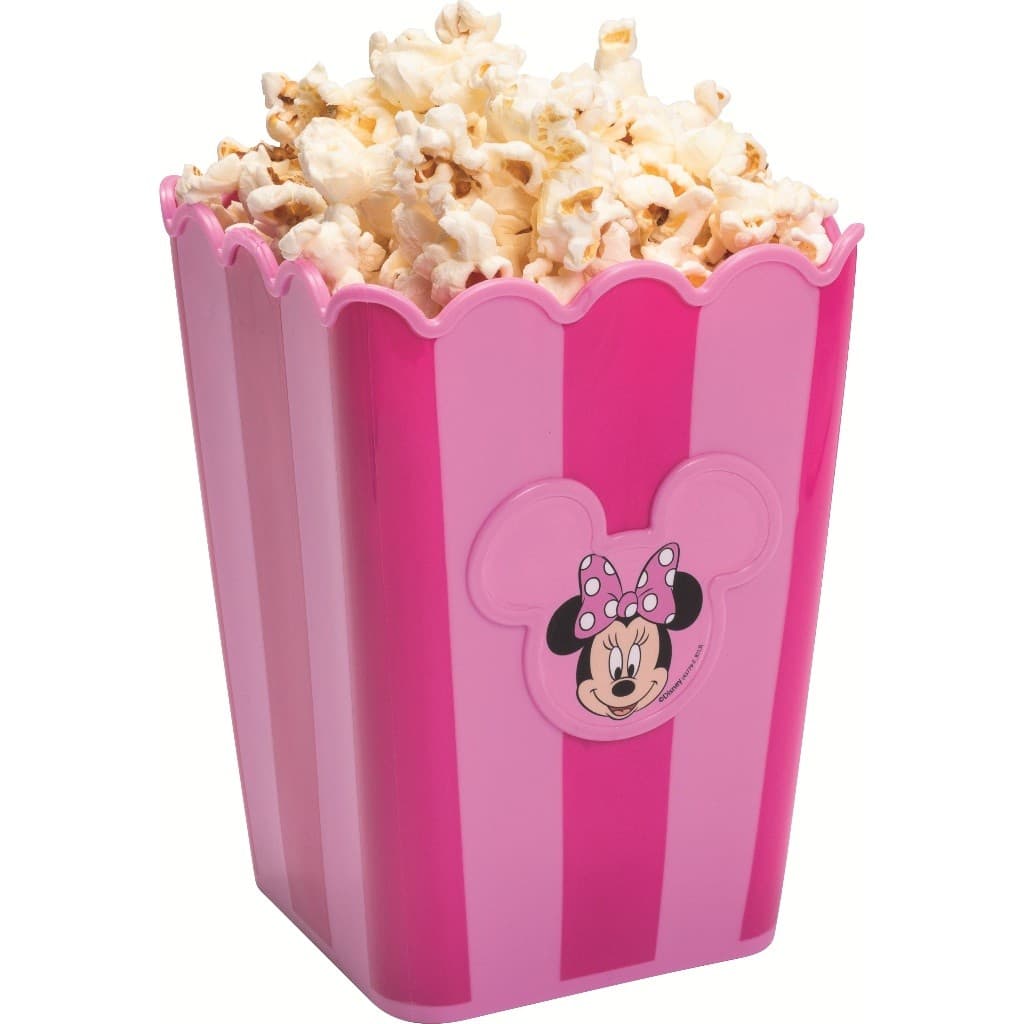Plasútil Balde Pote Pipoca Minnie Pipoqueira Retrô Rosa 1,5L