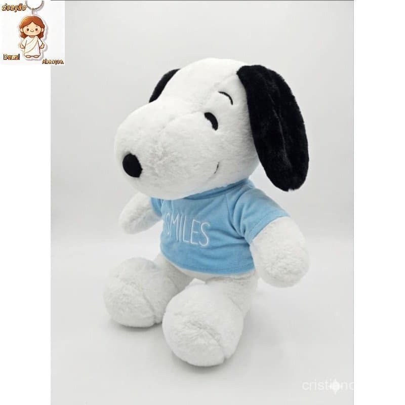 Pelucia Snoopy 30 cm com roupa