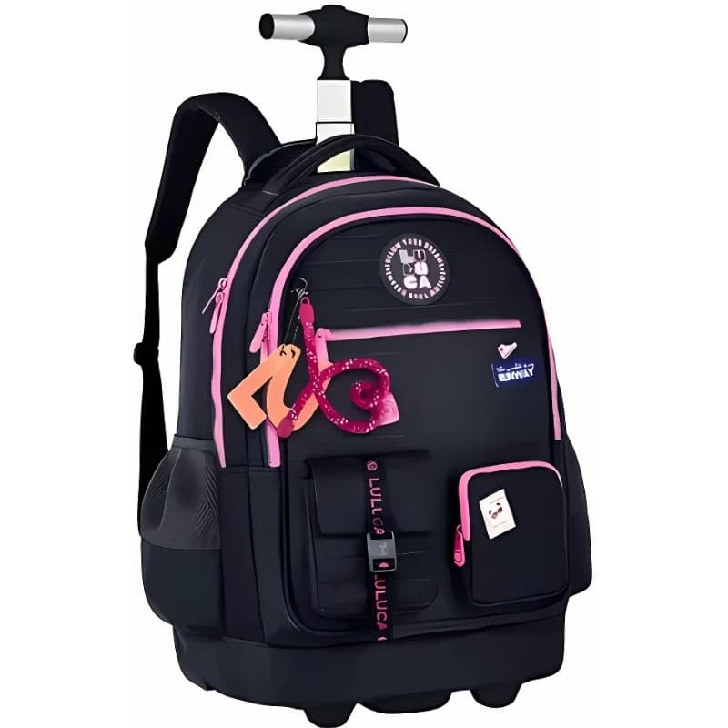 Mochila Carrinho Grande Luluca Feminina Escolar | Original | Resistente