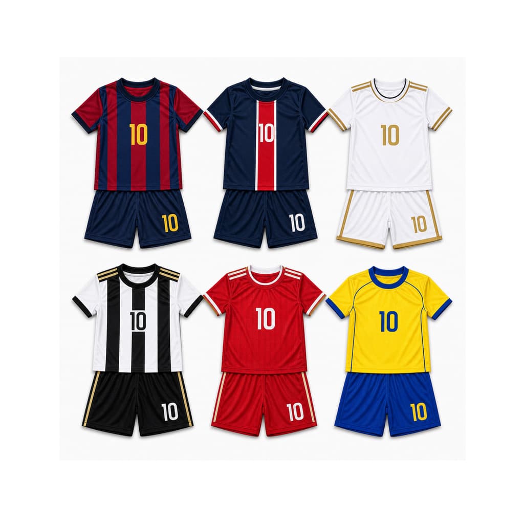 Conjunto Infantil e Juvenil Time Internacional - Roupa Confortável