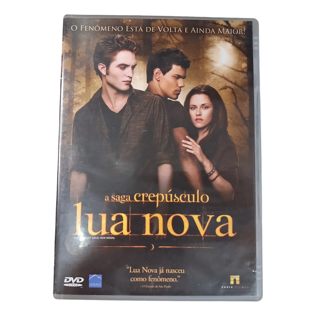 Dvd - Lua Nova - A Saga Crepúsculo - Semi Novo - Original