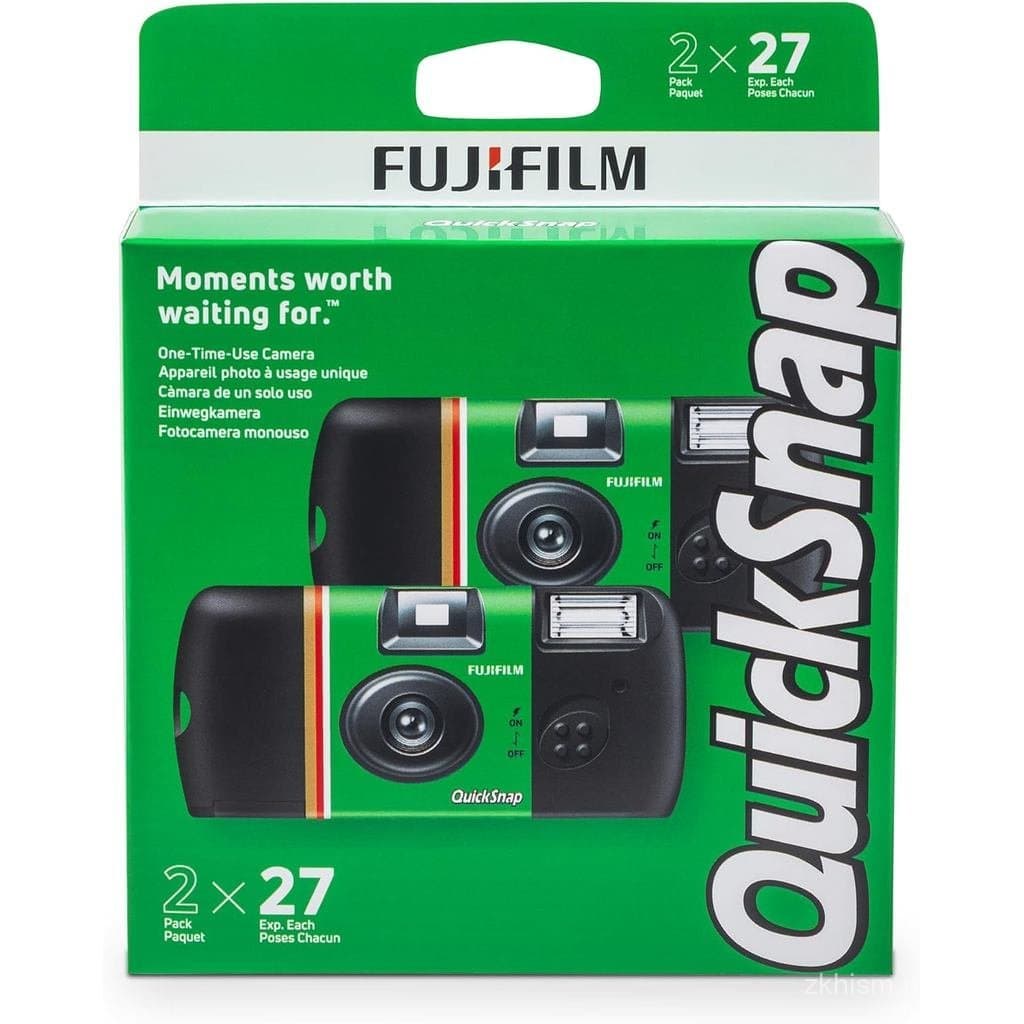 Câmera de Uso Único Fujifilm QuickSnap Flash 400 - Pacote com 2 R0GC