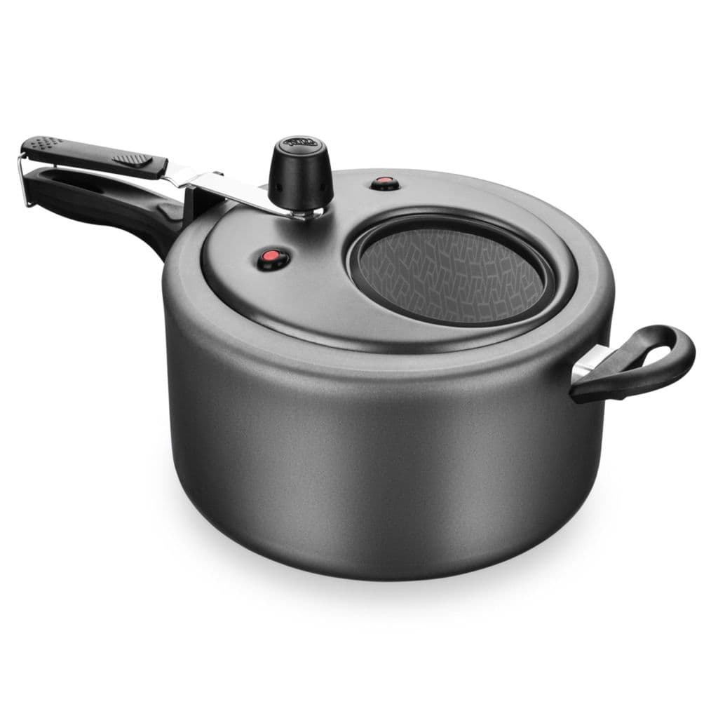 Panela de Pressão MTA 6 Litros com Visor de Vidro Removível Superflon Antiaderente
