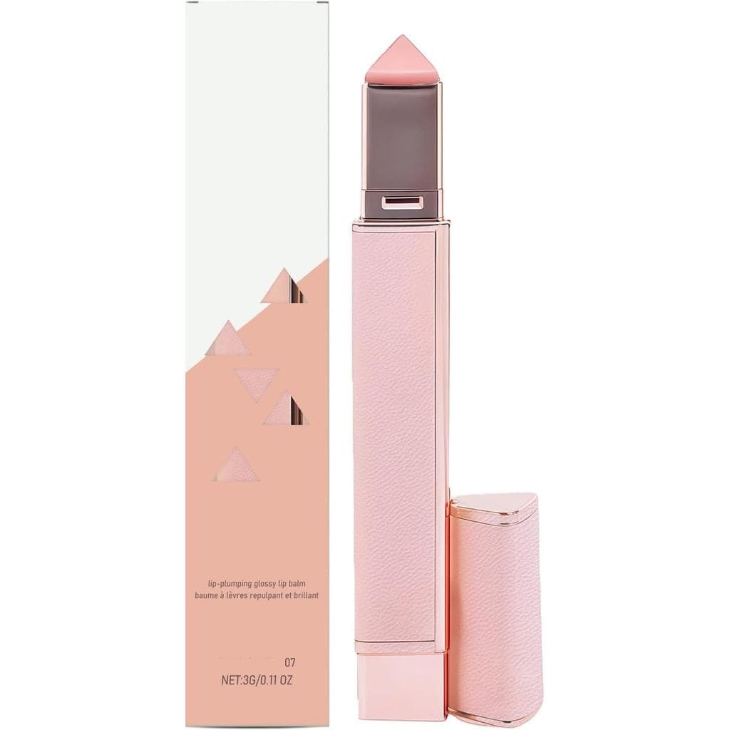 Bálsamo Labial Volumizador Brilhante, Bálsamo Labial Colorido, Volumizador para Lábios Mais Volumosos, Sérum Volumizador