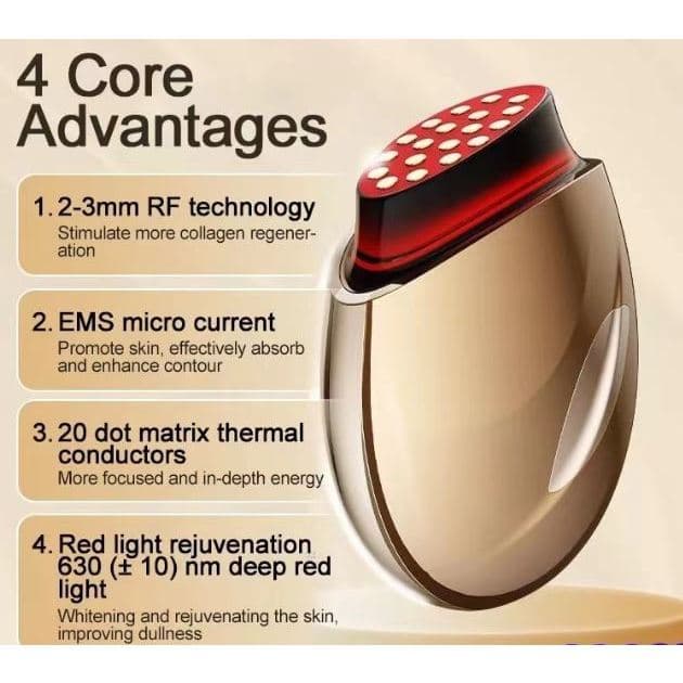 Instrumento Atual Do RF Da Pele Radiofrequência Dispositivo Beleza Facial Colágeno Micro