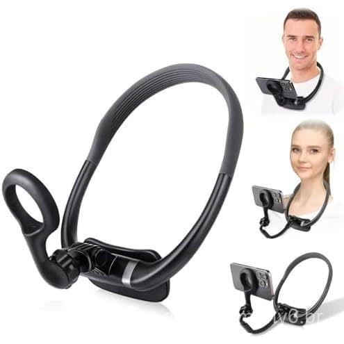 Suporte para celular, suporte de pescoço para celular, suporte flexível de pescoço para celular, adequado para uso na ca