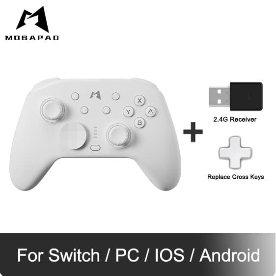 MOBAPAD N1 S 2.4G Sem Fio , Controlador De Joystick De Efeito Hall Para Nintendo Switch PC Android iOS Gamepad Acessório