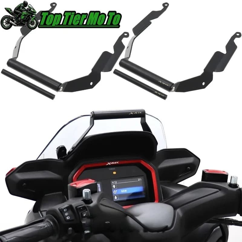 Apto Para YAMAHA XMAX300 X-MAX XMAX 300 2025-2026 Acessórios Da Motocicleta Suporte De Navegação Do Telefone Alça Haste