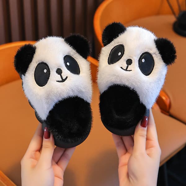 | slippers | ✤G Chinelos de algodão infantis outono inverno meninos meninas interior casa antiderrapante pai-filho bonit