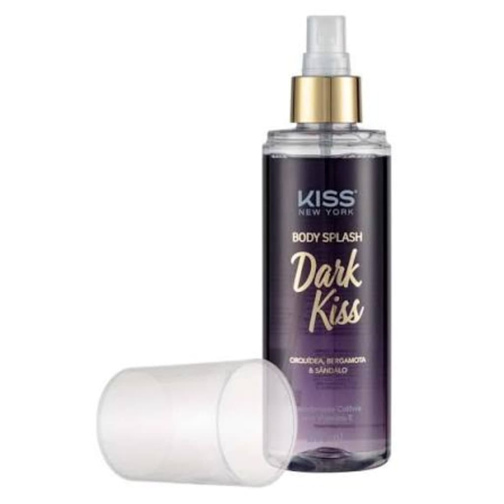 Body Splash Kiss New York Dark Kiss – Perfume Corporal Feminino, Fragrância Marcante e Refrescante