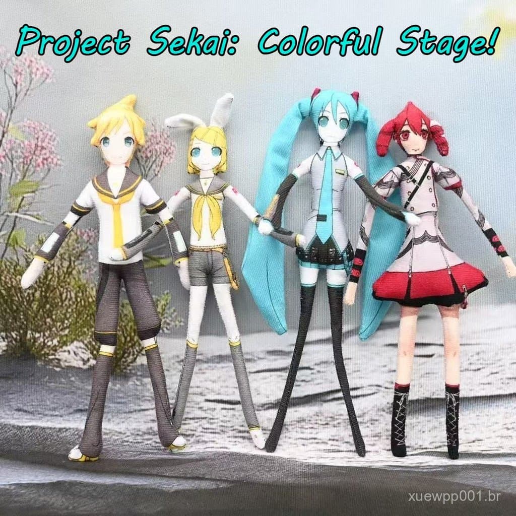 Teto Hatsune Miku Plushie Kagamine Len Rin Boneca De Pelúcia Macia Brinquedos Para Fãs Meninos Meninas Crianças Presente