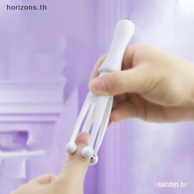 4 Rolos De Bola De Aço Massageador De Dedo Mini Articulações Com Alça Para Circulação Sanguínea Dos Dedos E