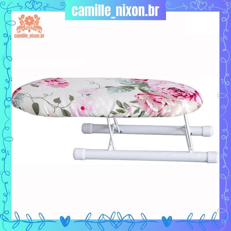 [camille_nixon.br] Tábua De Passar Roupa Dobrável Punhos De Viagem Para Casa Manga Portátil Removível Decote Mini Laváve