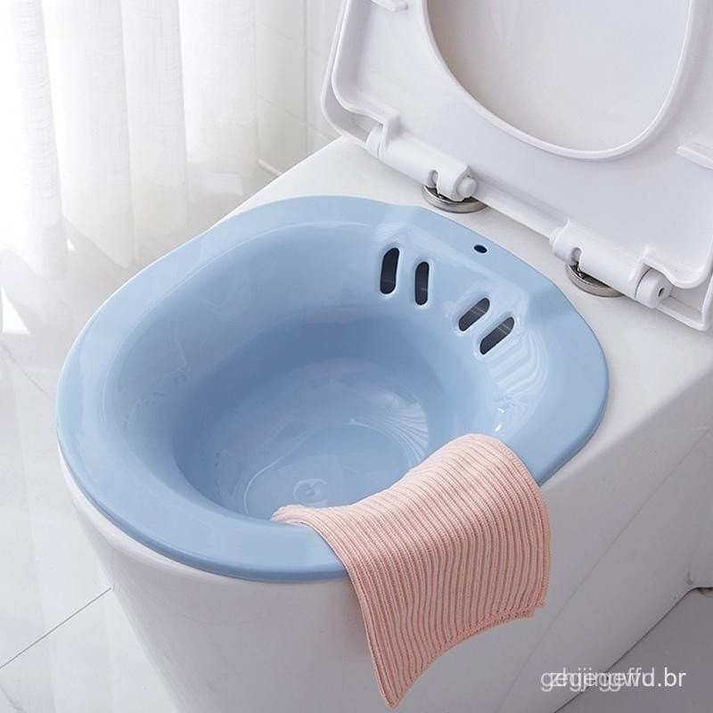 Bacia de banho de assento para cuidados pós-parto