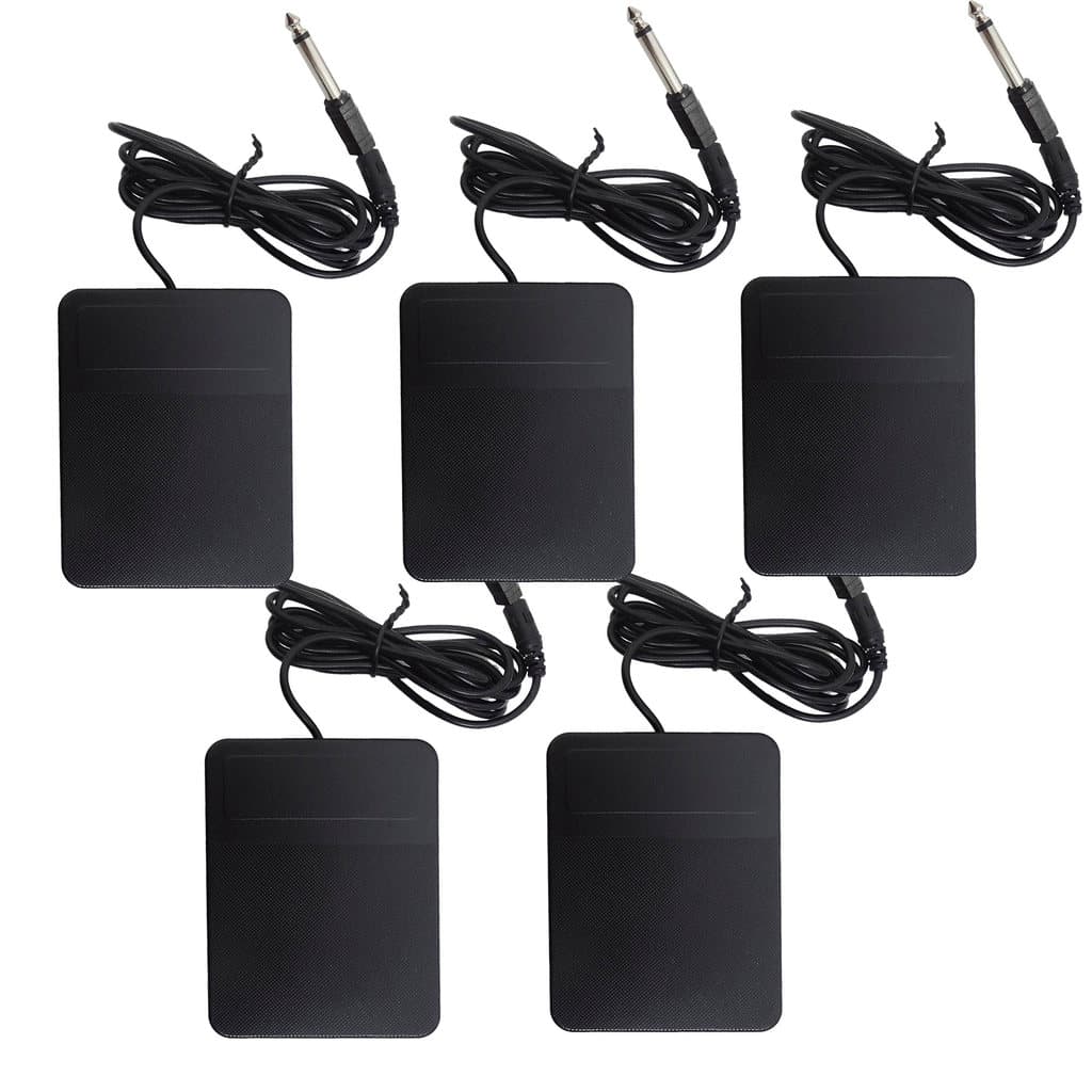 Kit 5 Pedais Sustain Rhythmic P10 Universal para Teclado e Piano Digital