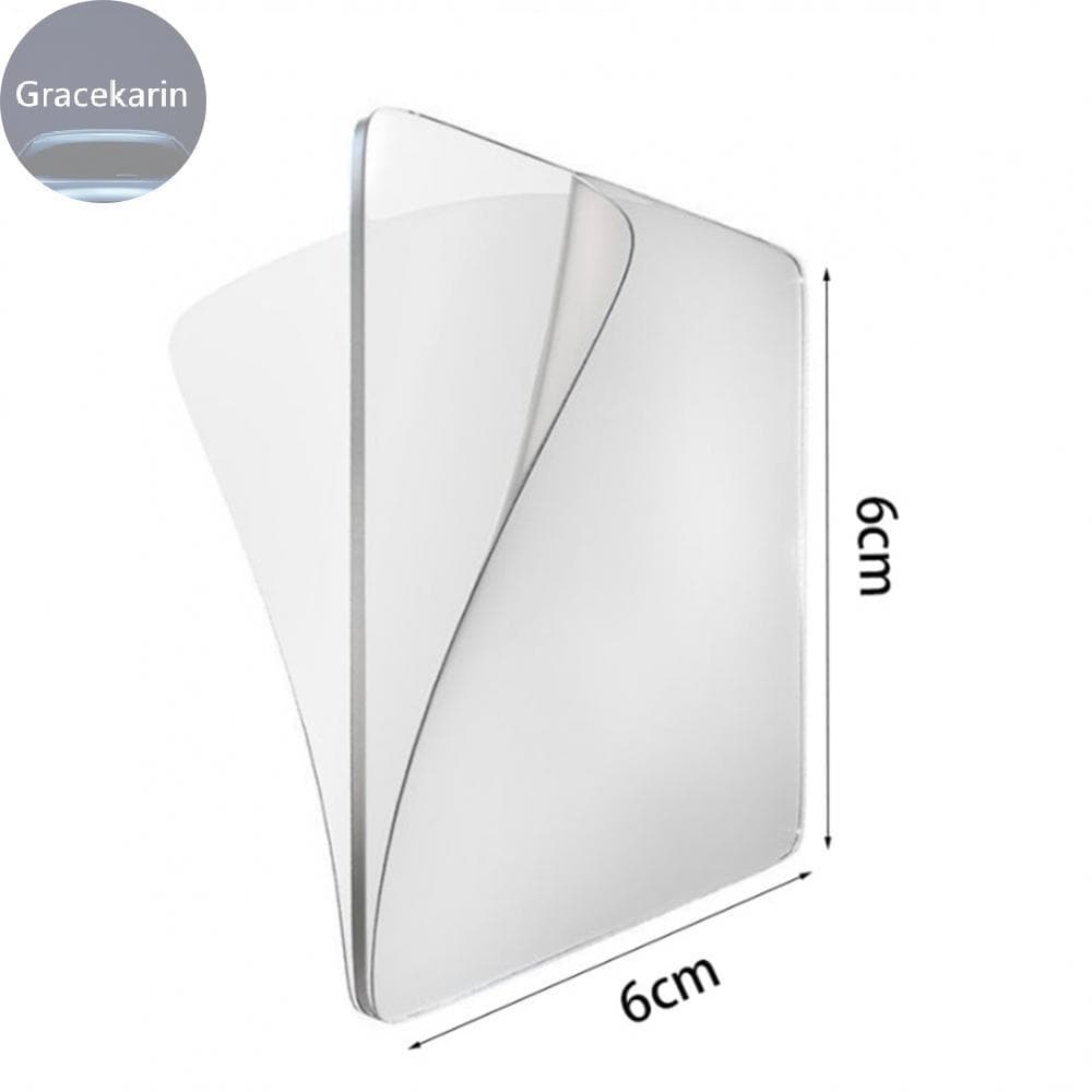 Fita Adesiva Dupla Face Nano Transparente Versátil 6x6cm Livre De Resíduos