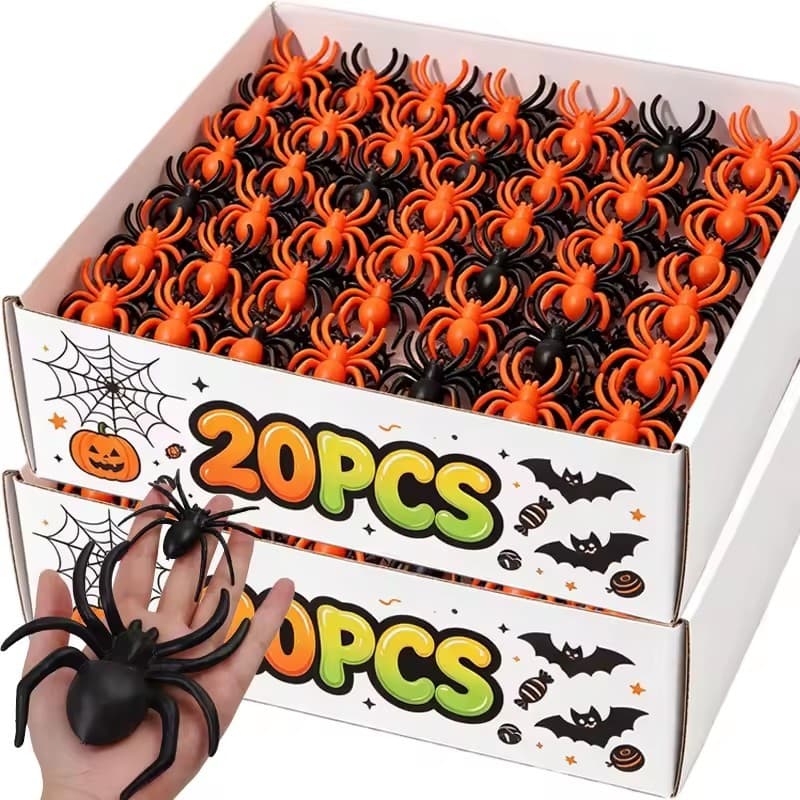 Decoração De Halloween De Aranha Realista Assustadora-Casa Assombrada Multifuncional DIY Artesanato De Aranhas Simuladas