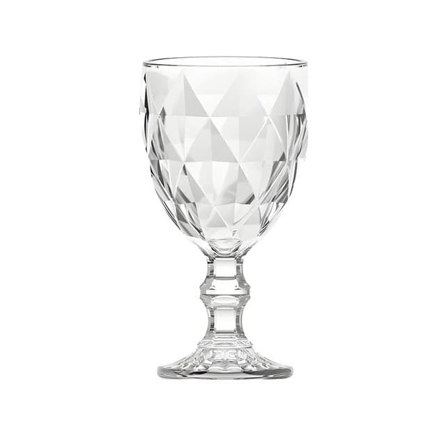 Taça Diamond Gamma 330ml Com 4 Vidro transparente