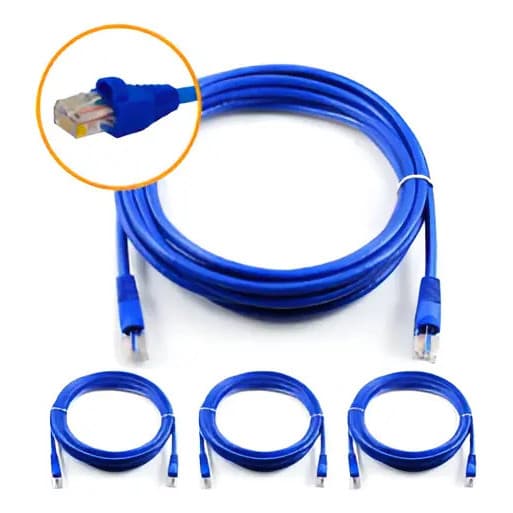 Kit 15 Cabos De Rede 1 Metro Gigalan Cat6 100% Cobre