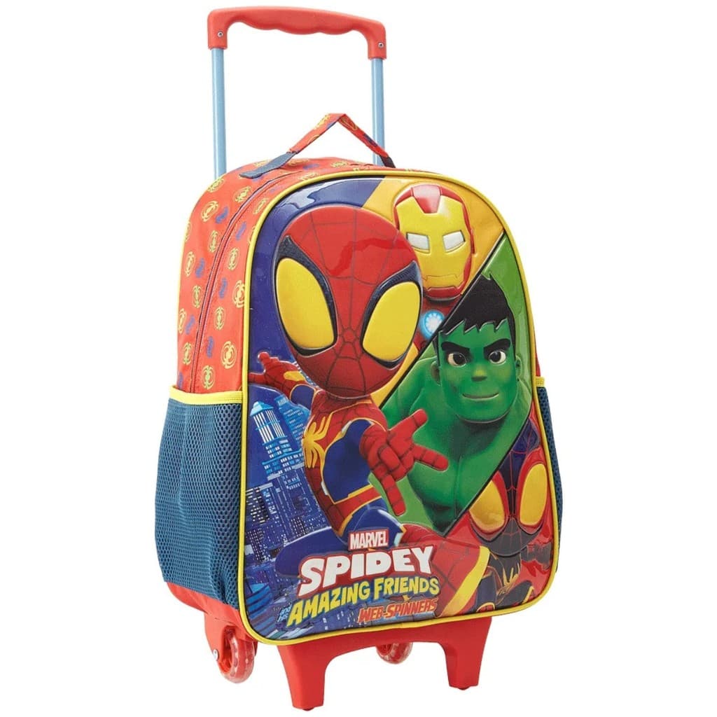 Mochila Rodinha Infantil Escolar Pequena Creche Spidey Escolar Xeryus 13381
