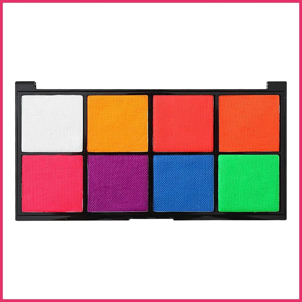 Pintura Corporal 8 Cores Halloween Profissional Compõem Festival Paleta Para Cosplay Role Play Palco Festa xurit1br