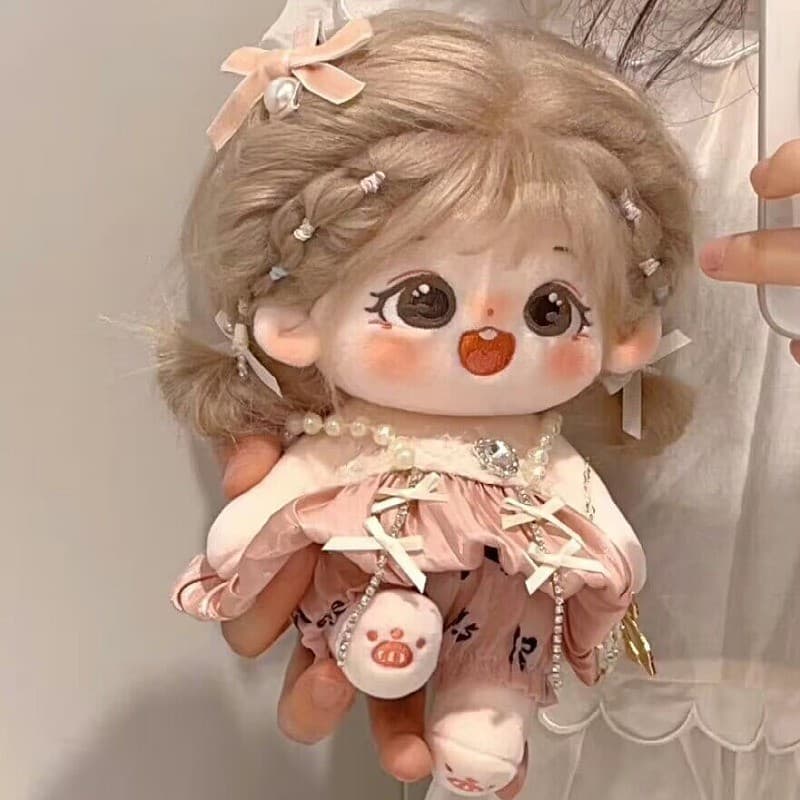 Grátis 20cm Namoradas Humanóide Vestir Boneca Rede de Algodão Presente Boneca Fofa Menina Vermelha
