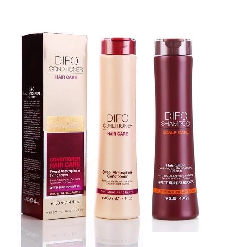 Conjunto de Cuidados Capilares DIFO: Shampoo, Condicionador, Volumizante, Controle de Oleosidade, Anticaspa, Anticoceira