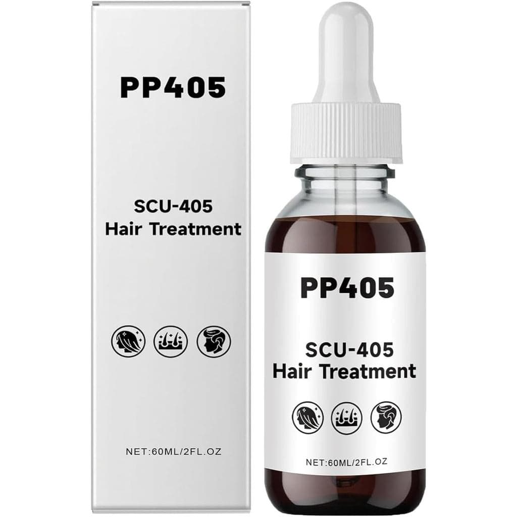 Tratamento Capilar PP405, Óleo SCU-405, Sérum Antiqueda, Óleo Nutritivo para o Couro Cabeludo, Reparação de Danos, Preve