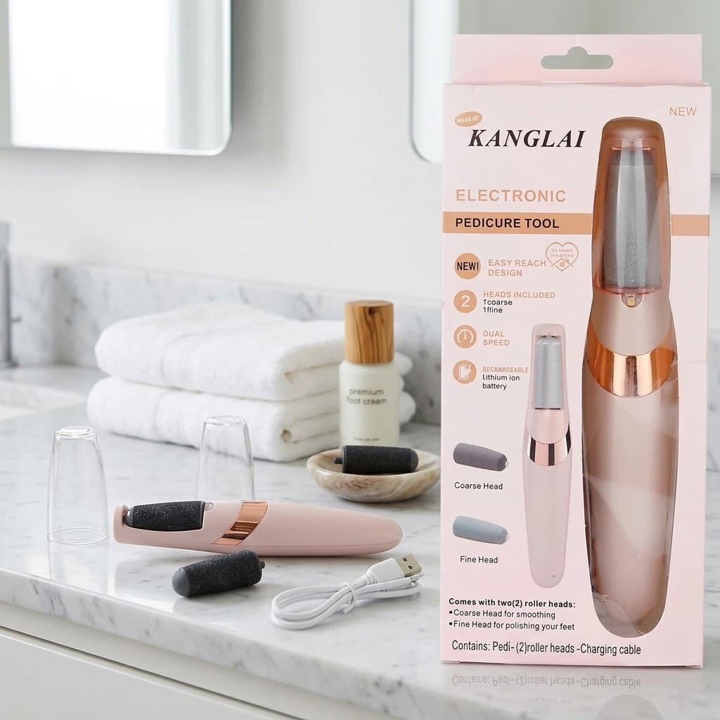 Lixador de Pé Elétrico Portátil USB Esfoliador Tira Calos e Rachaduras Pedicure Lixa para Calcanhar