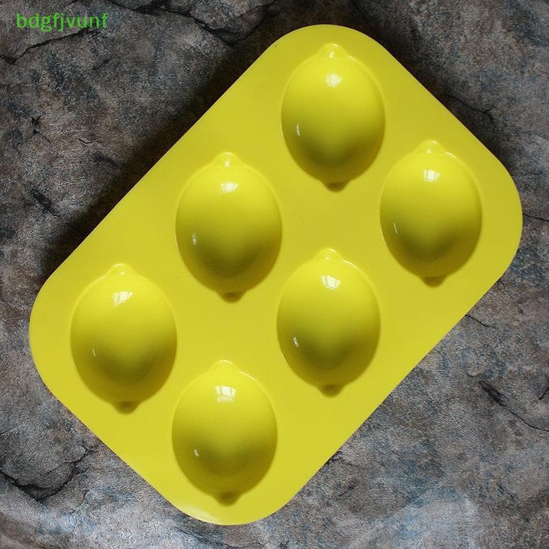 BDGF Molde De Cozimento De Silicone Seguro Para Alimentos , 6 Furos , Design De Castanha De Limão , Ferramenta Não Sti M