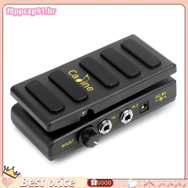 Pedal De Volume CP-31P Com Função De Reforço Efeito De Guitarra Vol Dual Channel DC 9V Entrada Peças Acessórios